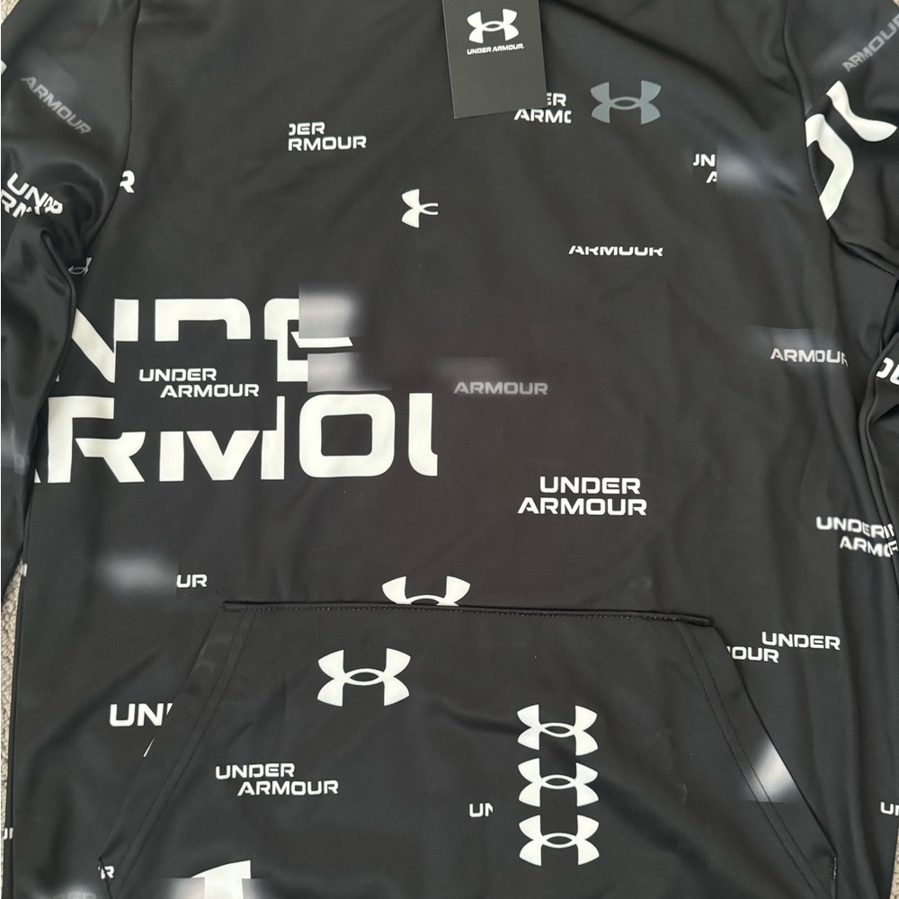 NWT Boys Under Armour Hooded Sweatshirt, Size Large - Picture 2 of 5